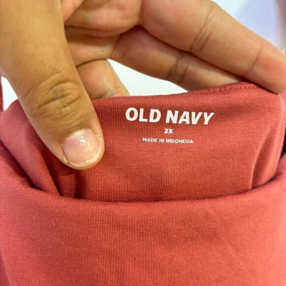 Old Navy Bodysuit Plus curvy 2X Rust Seamless Sleeveless Solid Scoop Neck - Picture 4 of 6